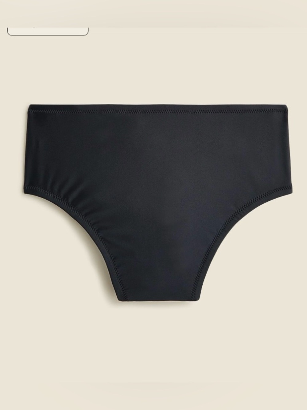 J. Crew Black High-Waist Bikini Bottoms